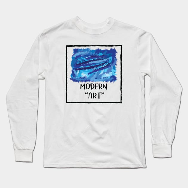 Modern "Art" Long Sleeve T-Shirt by evondelphi